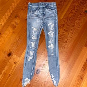 American Eagle Ripped Skinny Jeans